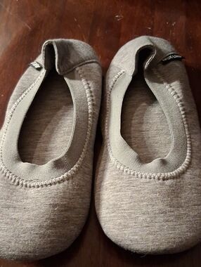 Muk Luks Heather Gray Ballet Slippers